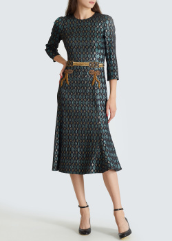 Сукня-міді Dolce&Gabbana з ромбоподібним візерунком, фото